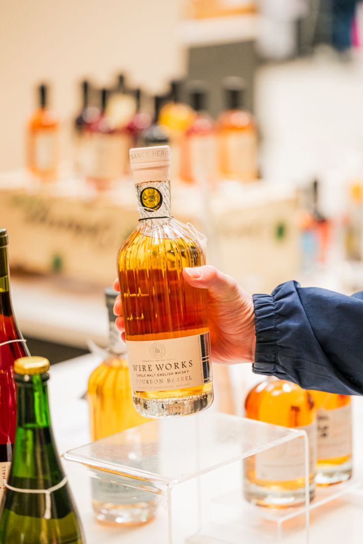 Bottle of Wireworks whisky